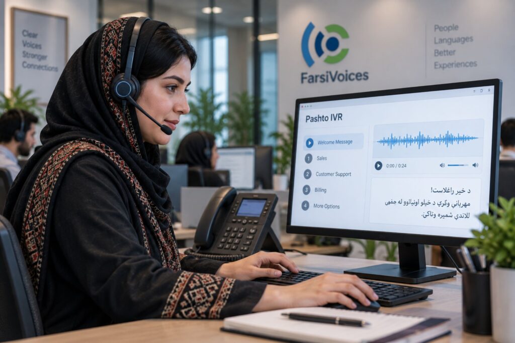 Pashto IVR service